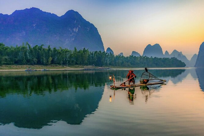 Xianggong Hill Cormorant fishing show Fuli ancient bridge DayTour - Fuli Bridge and a slower view of the countryside