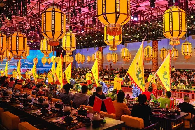 Yuxiandu Chinese Royal Cuisine Museum with Show and Royal Banquet - The banquet hall turns food into theater