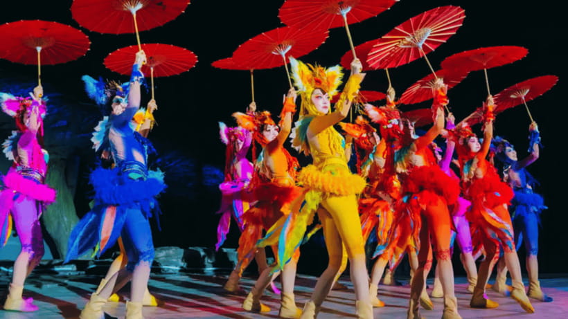 Zhangjiajie: Tianmen Fox Fairy Live Performance - Arriving for the 20:20 performance